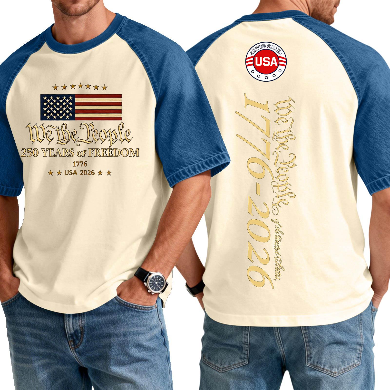 

Men s Denim Patchwork Shirt, Casual Short-sleeved Comfortable T-shirt, Fashionable For Spring And Summer. XL хакі