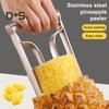 Pineapple Peeler Corer Cutter Tool Stainless Steel Fruit Slicer Lightweight Kitchen Gadget for Home Picnics Parties Travel