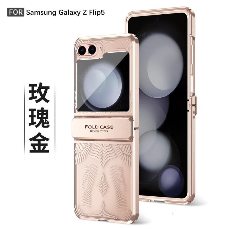 Flip 7 FE 6 Fold Phone Case Luxury Plating Clear Hinge Shockproof Cover