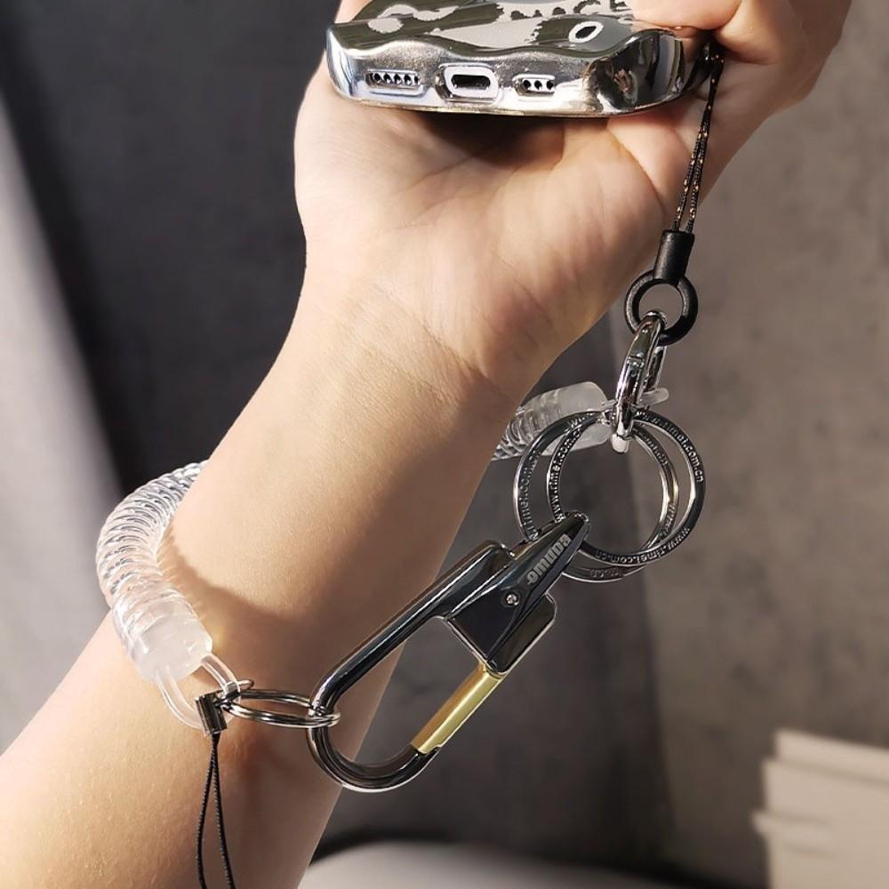 Spring Phone Telescopic Lanyard Pendant Phone Safety Tether  Phone Case Accessories