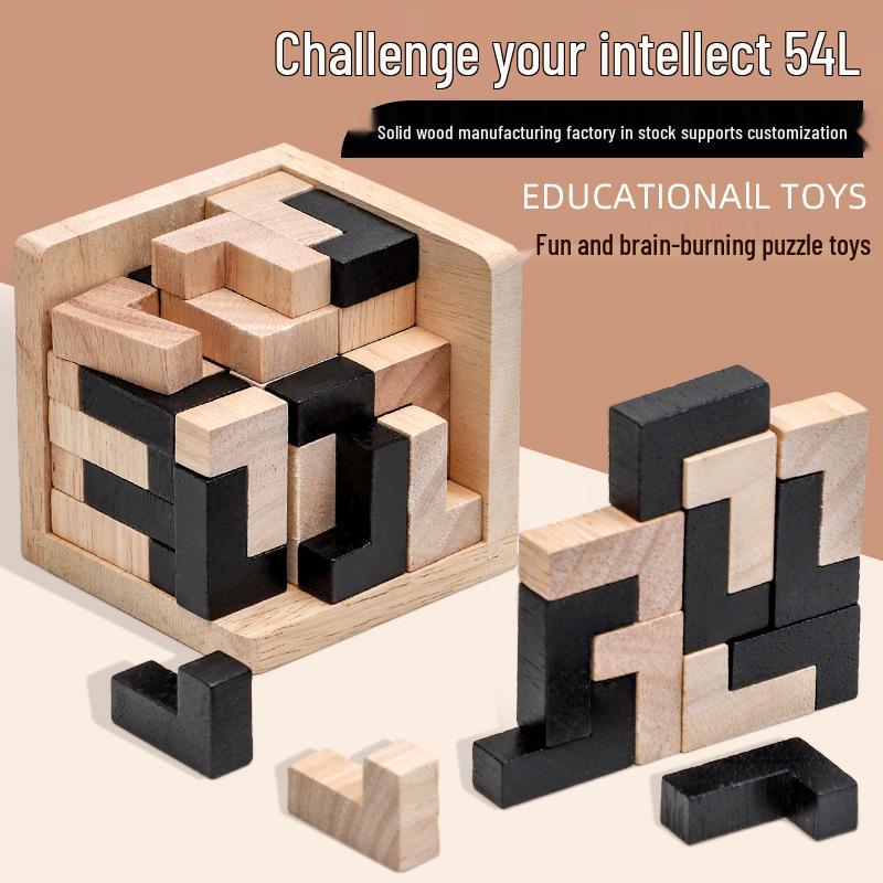

Волшебный Доу 54л Кунмин и Лубань Деревянная головоломка: Классическая игрушка-головоломка для детей и взрослых