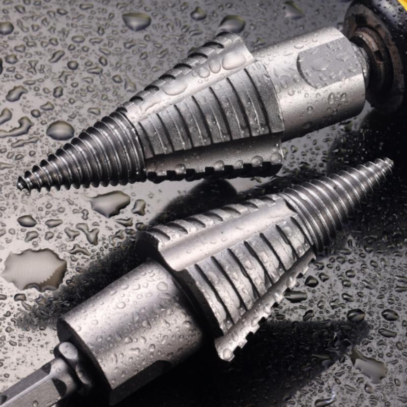 Wood Splitter Drill Bit With A Round Square Shank And A Detachable Firewood Screwdriver, High-carbon Steel Firewood Drill Bit