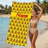 Customizable Personalized Beach Towels Pokémon Pikachu Themed designs.Suitable for the Beach, Yoga, Sports;ideal As Beach Accessories