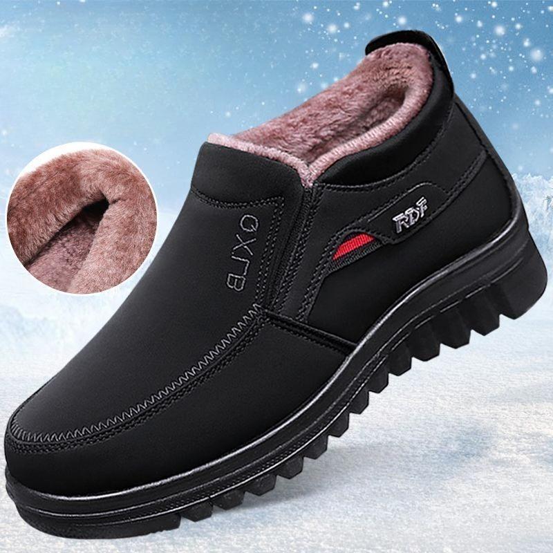 Warm and Comfortable Men's Snow Shoes for Outdoor Hiking and Trekking Winter Shoes