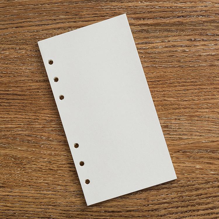 A6 40Sheets Loose Leaf Notebook Refill Spiral Binder Inner Page Grid Blank Line Diary Agenda PlannerSchool Stationery