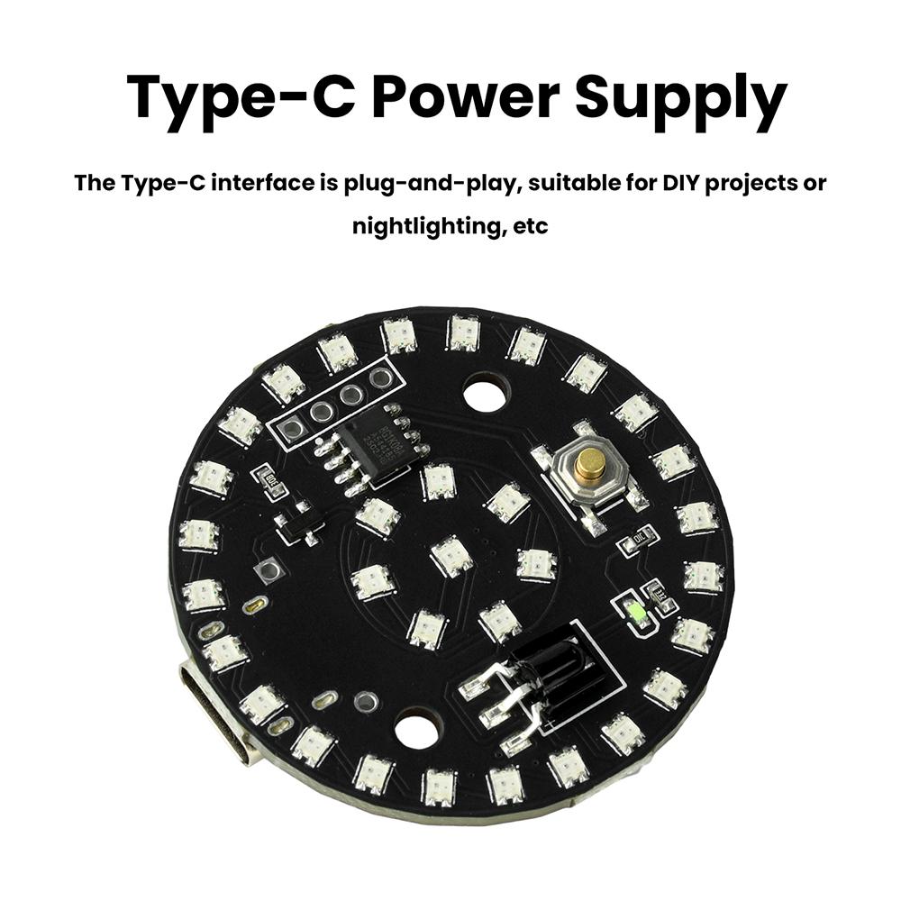 9Modes Wireless LED Light Module Remote Control Lamp Type C Powered Button Control DIY Toys Light Night Light Infrared Light