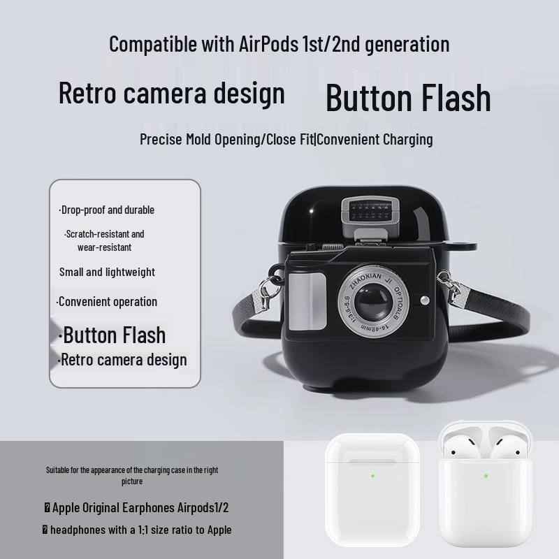 [Intro Offer: Save 5 Yuan!] Light Camera Design Case for AirPods Pro/AirPods 3