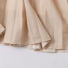 Pleated Skirt New Spring and Autumn Women's Clothing Fashion Minimalist All-Matching Elastic Waistband Pure Color Stretch Midi Skirt 28929