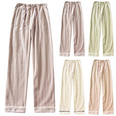 Women's Thermal Fleece Pockets Pajama  Warm Casual Trousers Home Pajama Pants