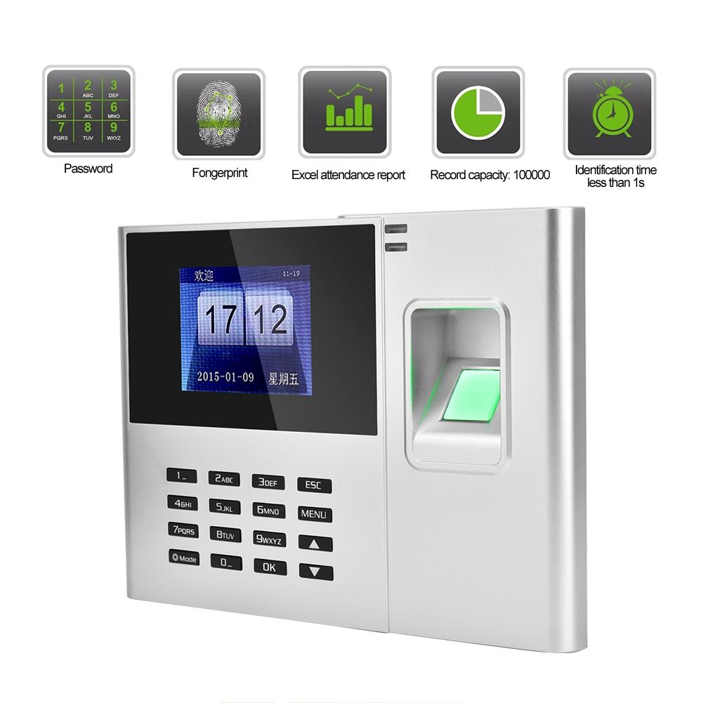 TCP IP Fingerprint Password Attendance Machine Employee Attendance Recording
