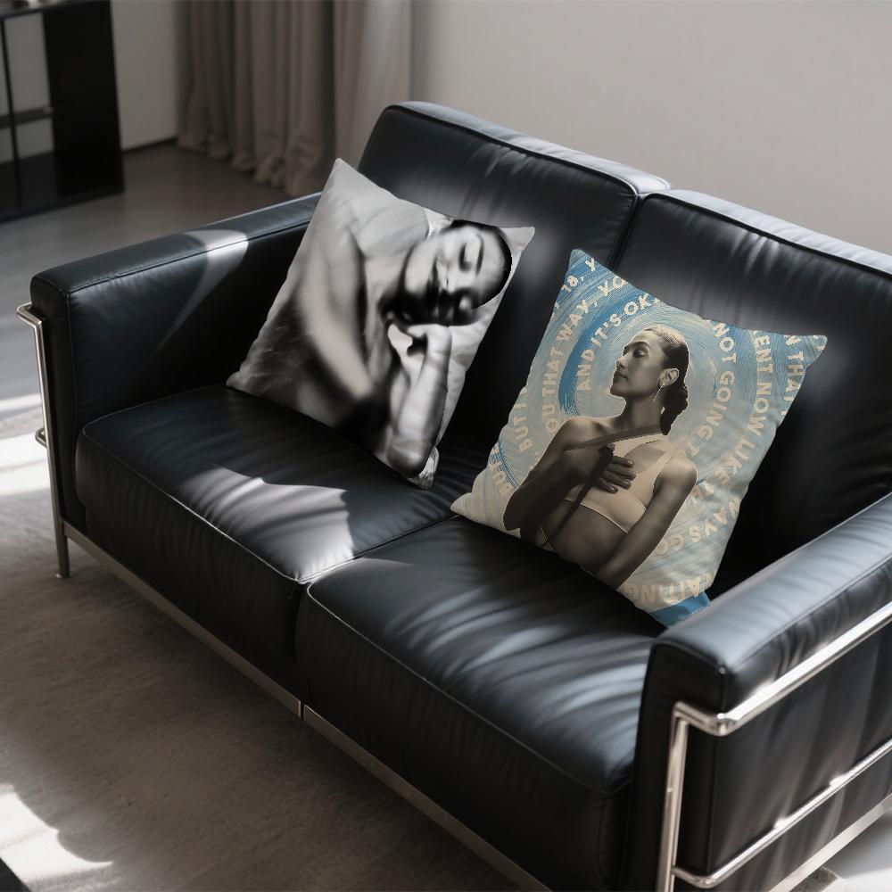 Singer O-Olivia Dean The Art of Loving Cushion Cover Square Sofa Cushion Cover Casual Skin-Friendly Comfortable Pillow Cover