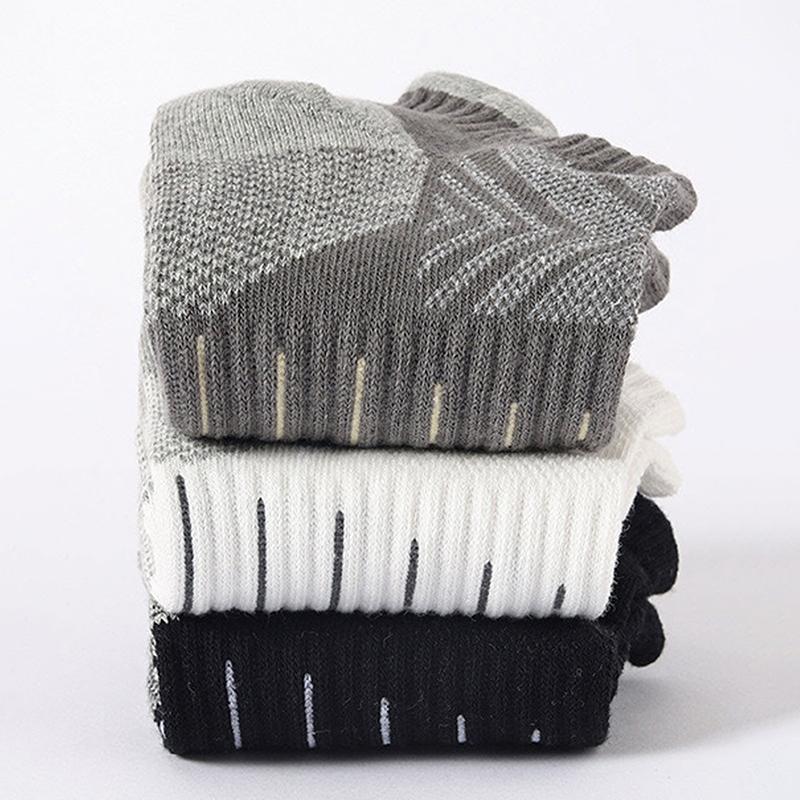 5/10 Pairs/Lot Men's Sport Socks Breathable Outdoor Running buffer Basketball Socks Cotton Training Short Tube Socks For Men