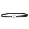 2026 Women's 1.5cm Thin Korean Style Casual Pants Belt - Simple and Versatile for Students