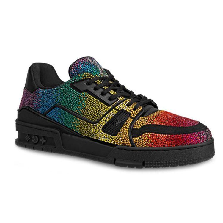 Louis Vuitton Trainer Sneakers 'Glitter Rainbow' 1A5YLN