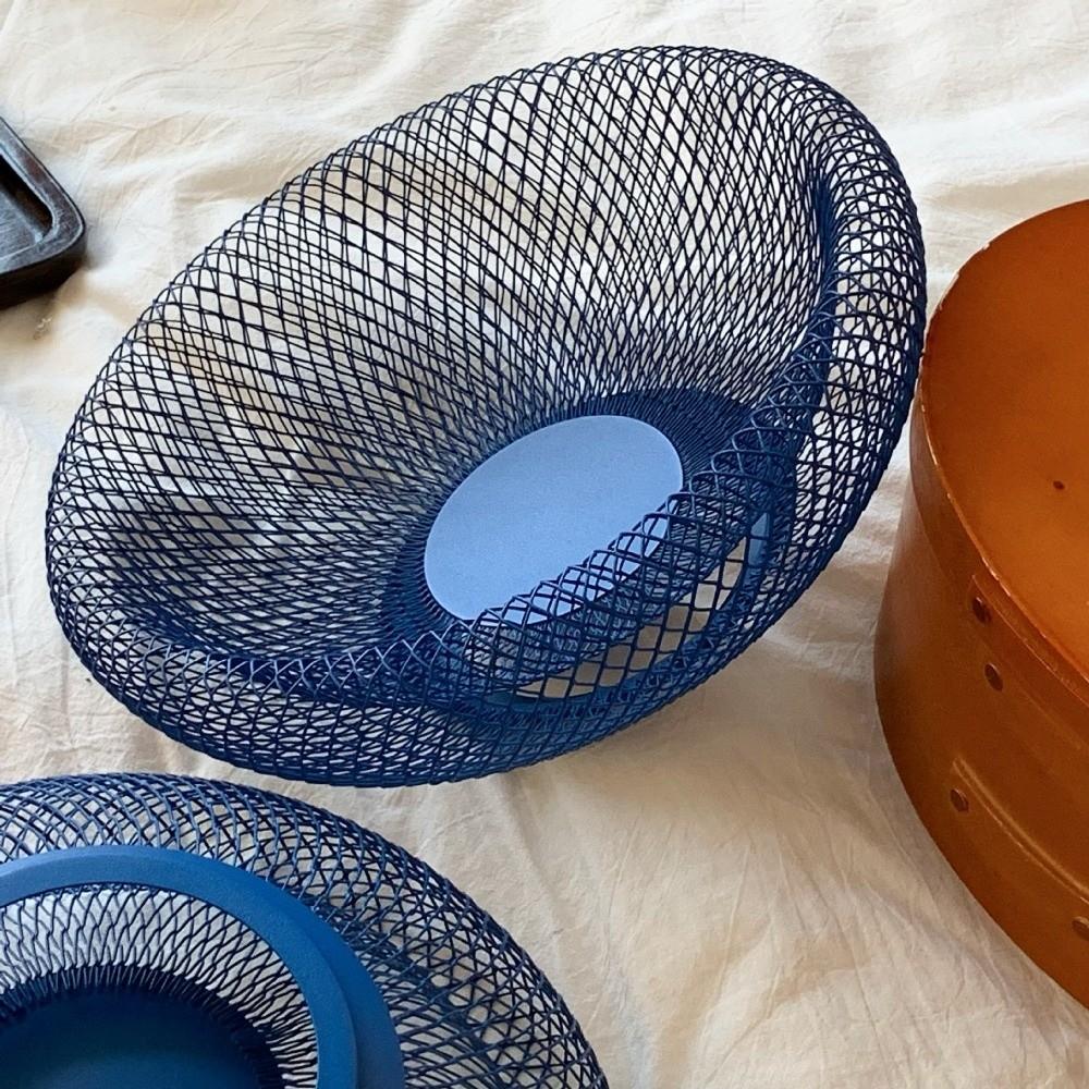 Round Mesh Fruit Snacks Basket Dried Fruit Plate Fruit Vegetable Basket Snacks