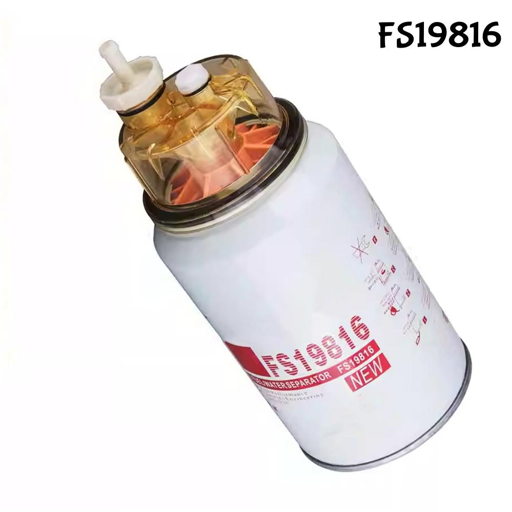 FS19816 Fuel Filter With Cup FS19922 Diesel Filter Element 50436 For Engine Parts Fuel Water Separator