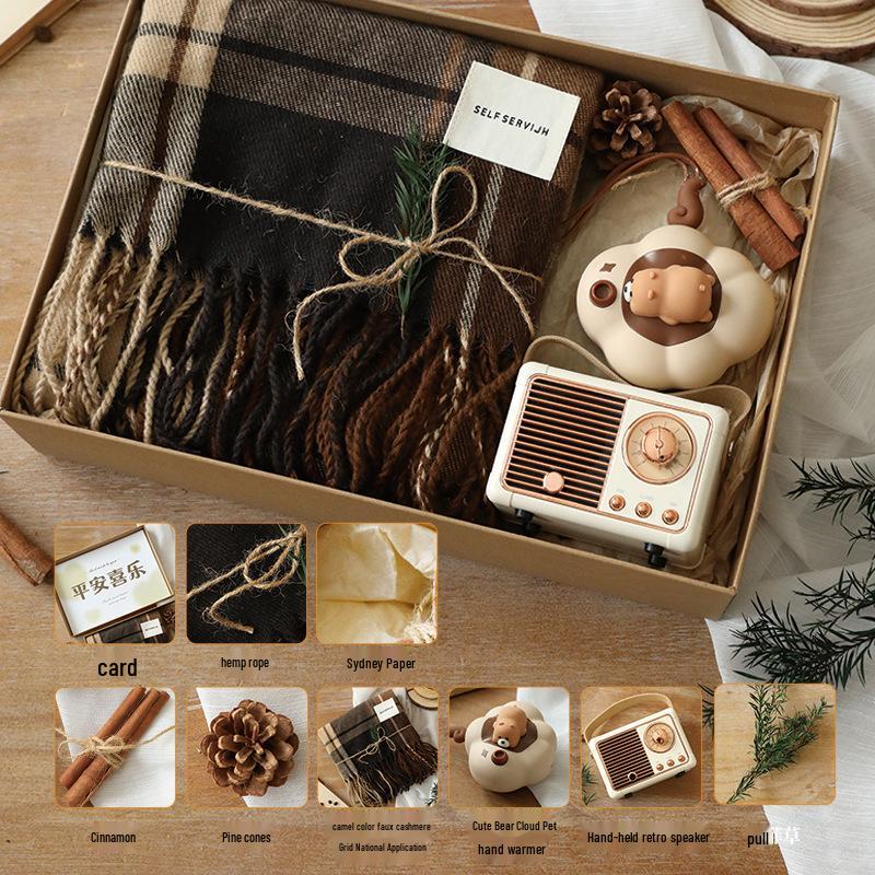 

Висококласний подарунковий набір шарфів для дівчаток на осінь та зиму – Ідеально підходить для Різдва та днів народжень 33*27*8 cm