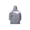 Li Ning Warm Hooded Loose Long Cotton Coat Men Outerwear Snow-Gray AFMP029-1