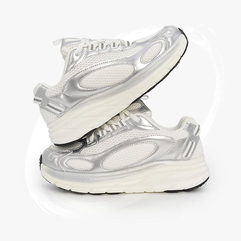 Thick Bottom Breathable Mesh Dad Shoes Women's Couple Good-looking Sports Women's Shoes New Lightweight Sneaker Women's Shoes