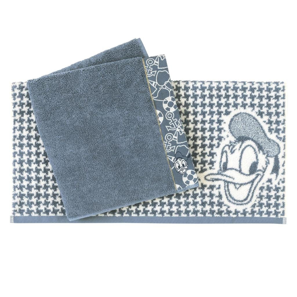 Towel Laboratory Bath Towel Donald Duck Set of 2 Fluffy water absorption cotton Low shedding Gift Japan Technology [Disney Characters] #023 High-speed