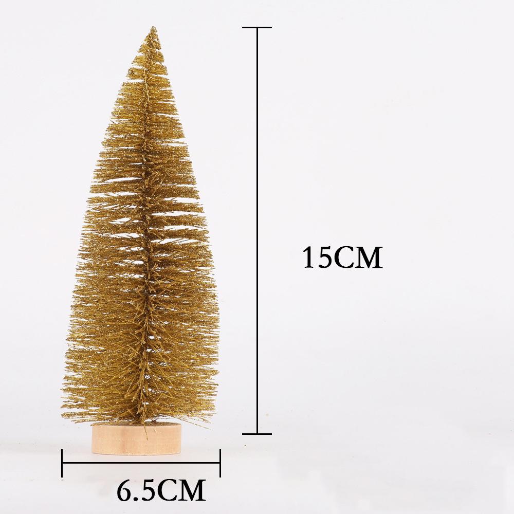 15/25cm Mini Christmas Tree Fake Pine Trees DIY Photo Prop for Home Decoration 2025 New Year Gift  DIY Craft Desktop Xmas Decor