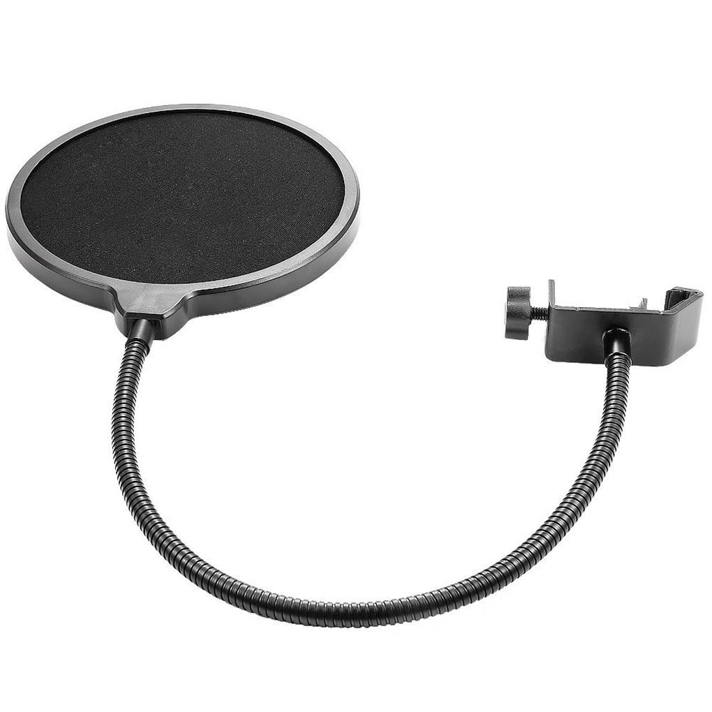 Microphone Filter Cover Dual Layered Mic Windscreen Isolation for Vocal Recording NEW