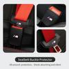 Car Sticker 2025 Hot 2Set Leather Car Logo Seat Belt Buckle Protector Cover Decoration Sleeve For BMW E46 E90 E60 F10 E39 F30 E3