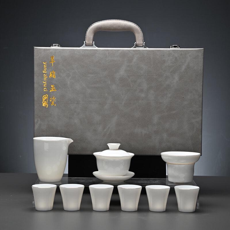 Ru Han Business Ceramic Tea Set Gift