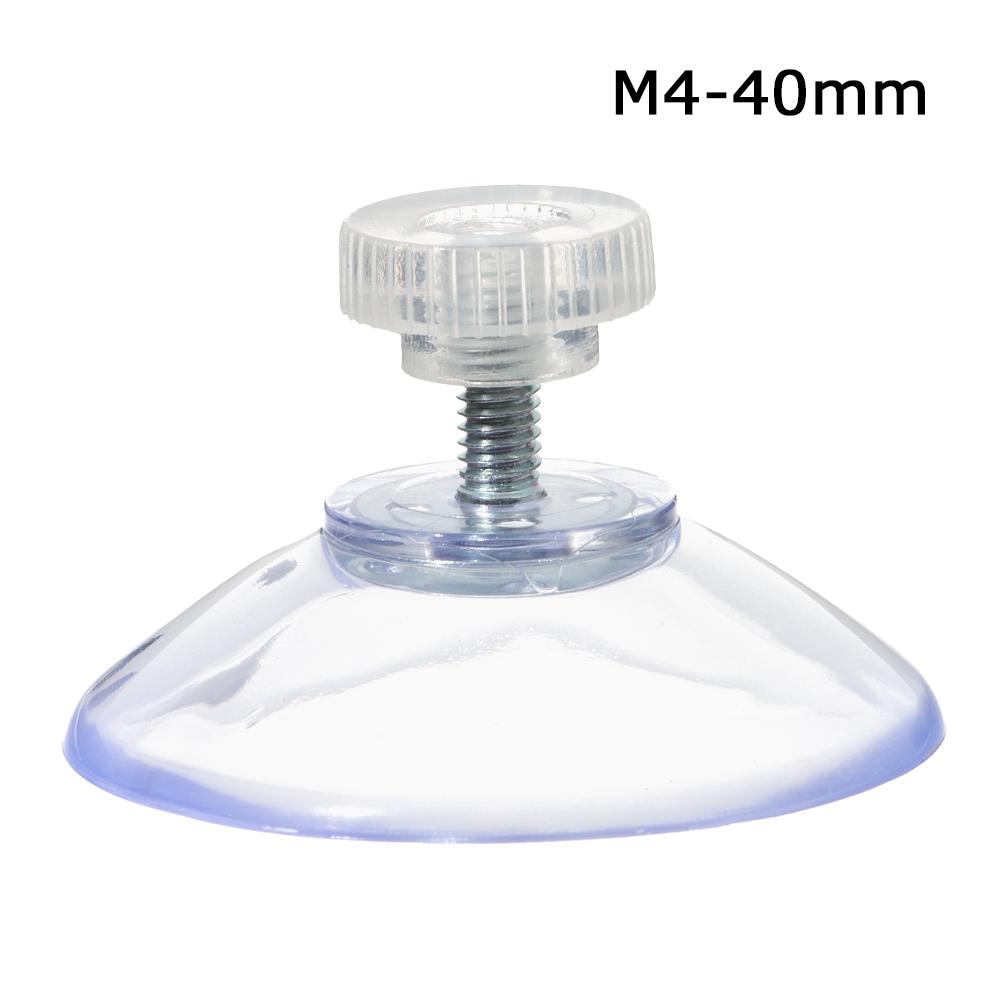 5pcs 30/40/50MM Mushroom Head Clear Suction Cups Knurled Nut Strong Vacuum Suckers PVC Kitchen Bathroom Window Wall Car Hooks