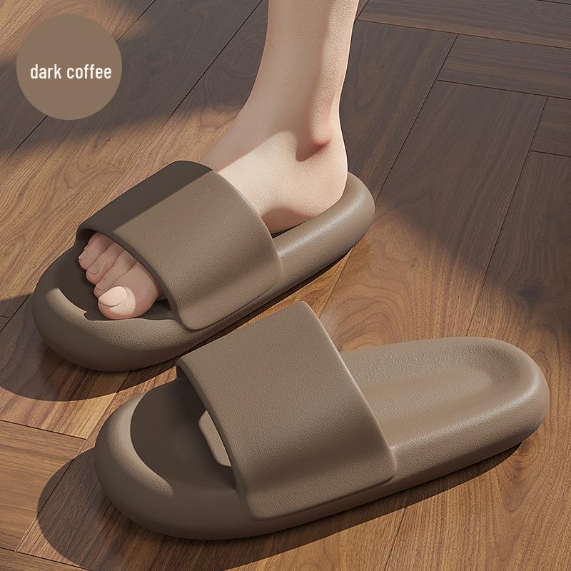 Soft-Soled EVA Slippers: Comfortable, Non-Slip, Thick-Soled Bathroom Slippers for Men and Women, Perfect for Summer.