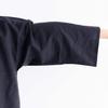 Samue for Spring and Cotton Size [Kyoetsu] (Japanese Workwear) Summer, Washable, Tsumugi-style Fabric, 17, Men's (L, Black)