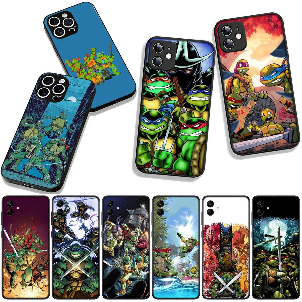 Cover for Apple iPhone 16 15 14 Plus 13 12 Mini 17 Pro Max + ProMax 16E Air Phone Case N-Ninjas Cartoon T-Turtles