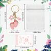 Baby Feet Keychain 5 Sets Per Package Adorable Souvenir for Baby Welcome Party Friendship Gift for Friends