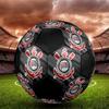 Sport Club Corinthians Paulista Size 5 Soccer Ball, Machine-Stitched PVC, Durable & High Bounce, All Ages Fit, Fan Merchandise, Matches & Outdoor Use.