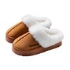 Plush Thick-soled Cotton Slippers Autumn and Winter Home Use Northeast Indoor Velvet Thermal Shoes