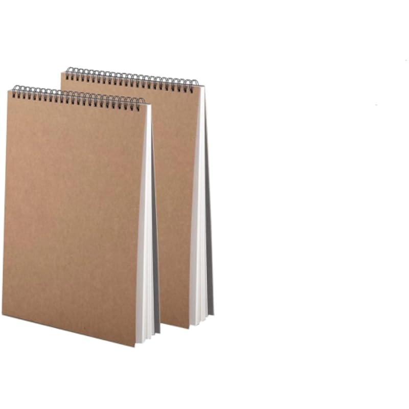 Dsr A5 Sketch Book 50 Sheet Set Of 2 (140 Gsm Sheets)