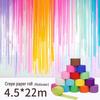 Multicolored Crepe Paper Tassel Wall Decoration, 4.5cm X 22m
