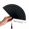 Portable Retro Hand Fan Elegant Classical Folding Fan Chinese Style Folding Bamboo Fan  Home Decor