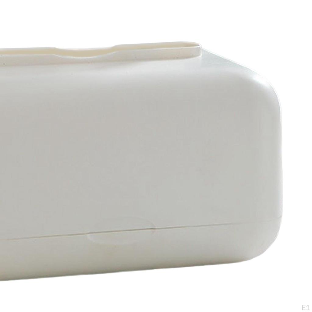 Corners Facial Tissue Case for Kitchen Countertop Sleek Opening Storage Widely Uses Detachable Built