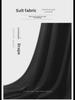 Women's High-Waist Black Wide-Leg Pants: Spring/Summer Slim, Straight, Loose, and Casual Trousers.