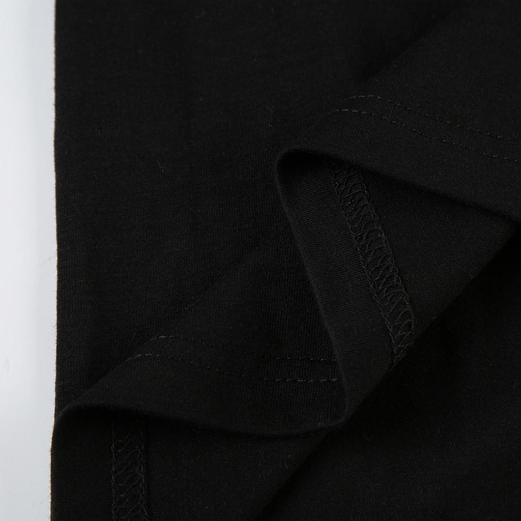 Unisex Street Style Digital Print Loose V-Neck T-shirt Short Sleeved Top