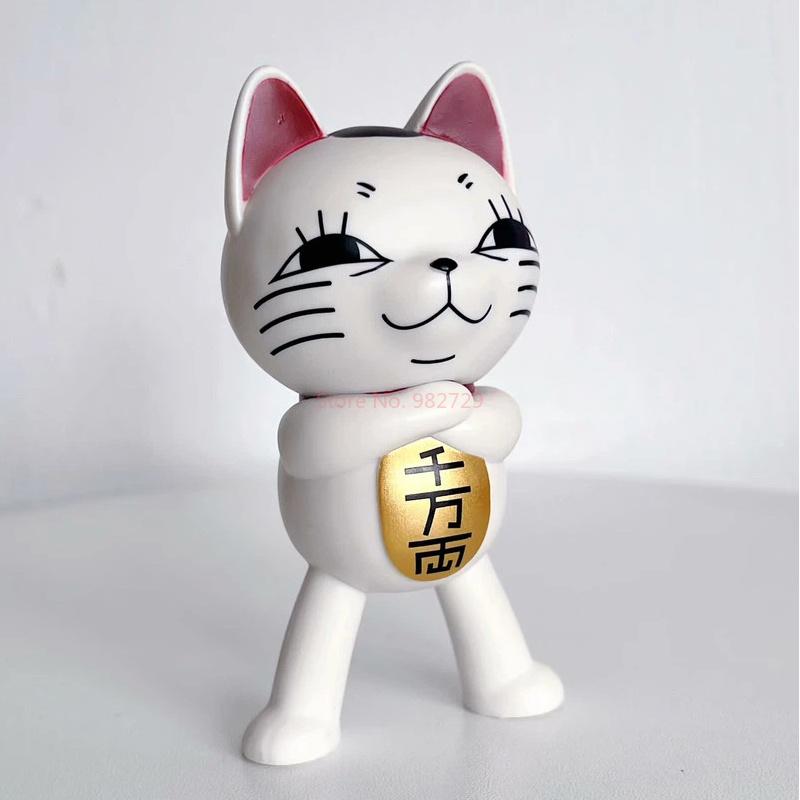 10cm Dandadan Highway Grandma Maneki Neko Figure Anime Manga Collectible Figurine Trendy Desktop Decor Statue Otaku Anime Fans