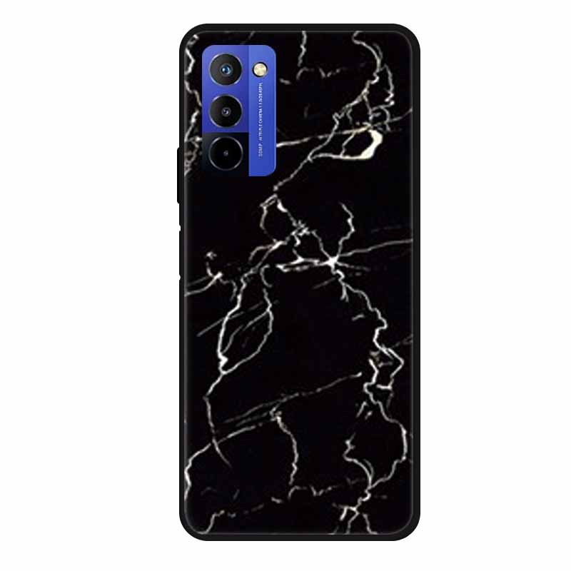 Für Wiko 10 Hülle Marmor 6,75" TPU Weiches Silikon Rückseite Handyhülle für Wiko 10 Wiko10 Coque Cartoon Antischock Stoßfest Funda