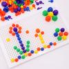 67 Pcs Mushroom Nail Kit Puzzle Games Toys Intellectual 3D Mosaic Picture Puzzle Toy Children Composite Educational Toys