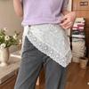 Multipurpose Lace Head Scarf Embroidered Floral Pattern Neck Scarf Lace Kerchief  Beach Wear