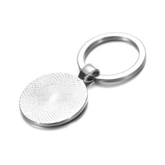 2Pcs Keychain 2D Flat Colorful Horse Pattern Metal Key Ring Rust-Resistant Bright Luster Decorative Bags Cars Wallets Pendant