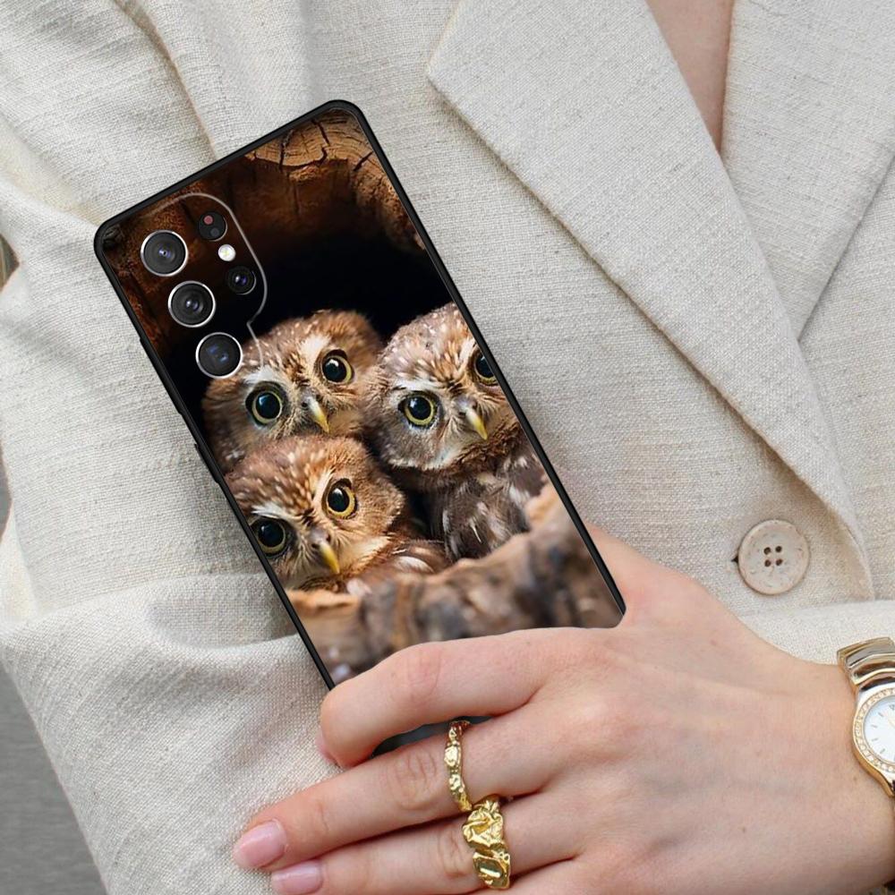 Farm Animals 1 Owl Cell Phone Case for Samsung Galaxy S26 Ultra S25 S24 S23 S22 S21 S20 Note10 Cover