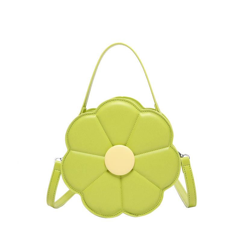 Summer bag 2025 new small fresh literary chain flower foreign shoulder candy color crossbody small round bag girl