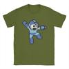 Megaman Jump'n Shoot T Shirts Men 100% Cotton Novelty T-Shirts Round Collar Tee Shirt Short Sleeve Tops Plus Size