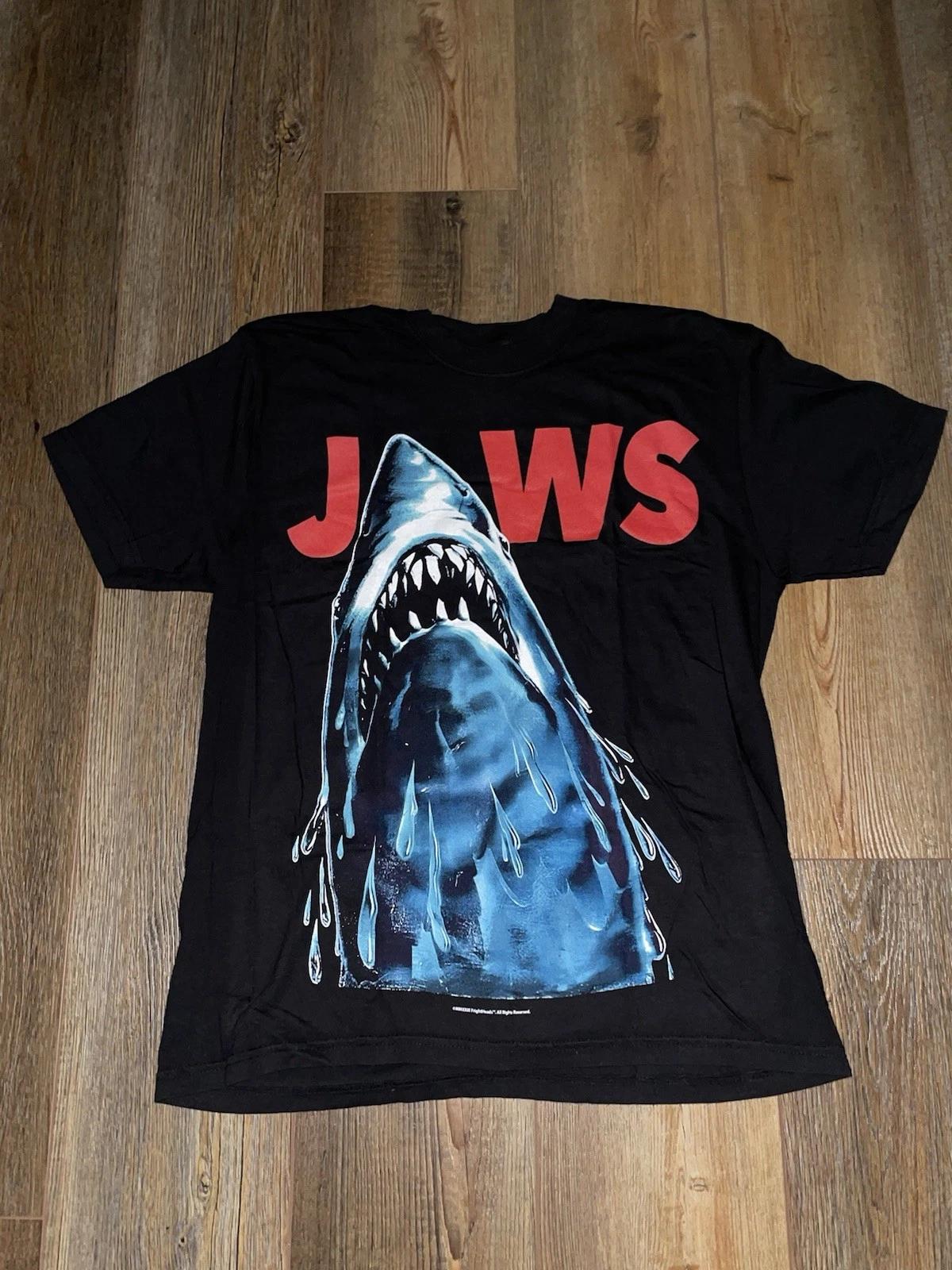 

Universal Studios Jaws Movie Boat Ride Summer 1993 - Graphic 100% Cotton T-shirt Mens Tees Top Men S